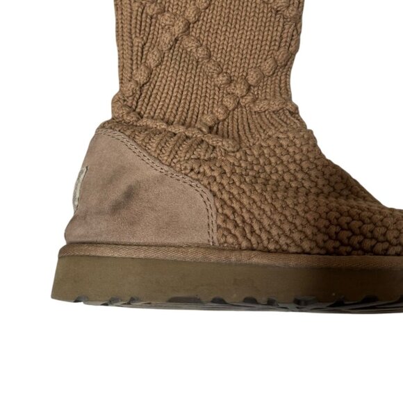 UGG Classic Cardy Argyle Sweater Boots - Picture 6 of 6